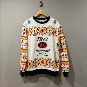 Genuine Tito's Handmade Vodka Ugly Christmas Sweater